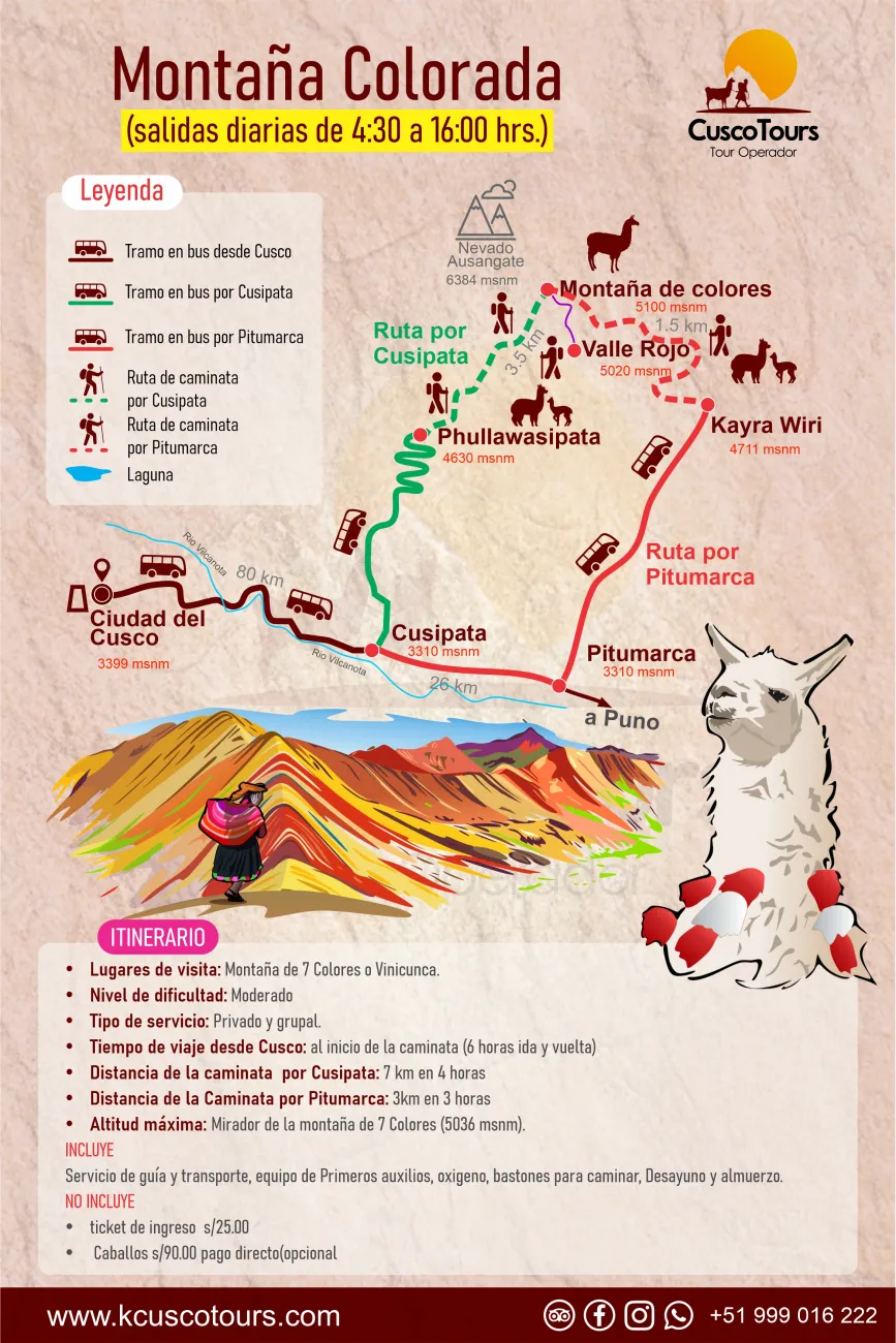 montaña colorada