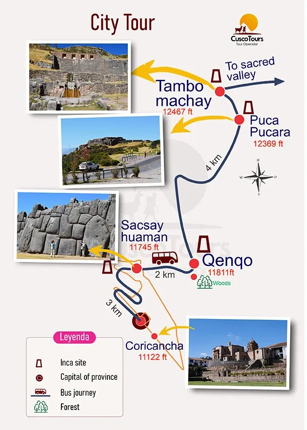 map city tour cusco