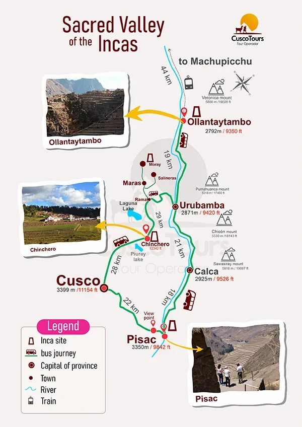 sacred valley of the incas map